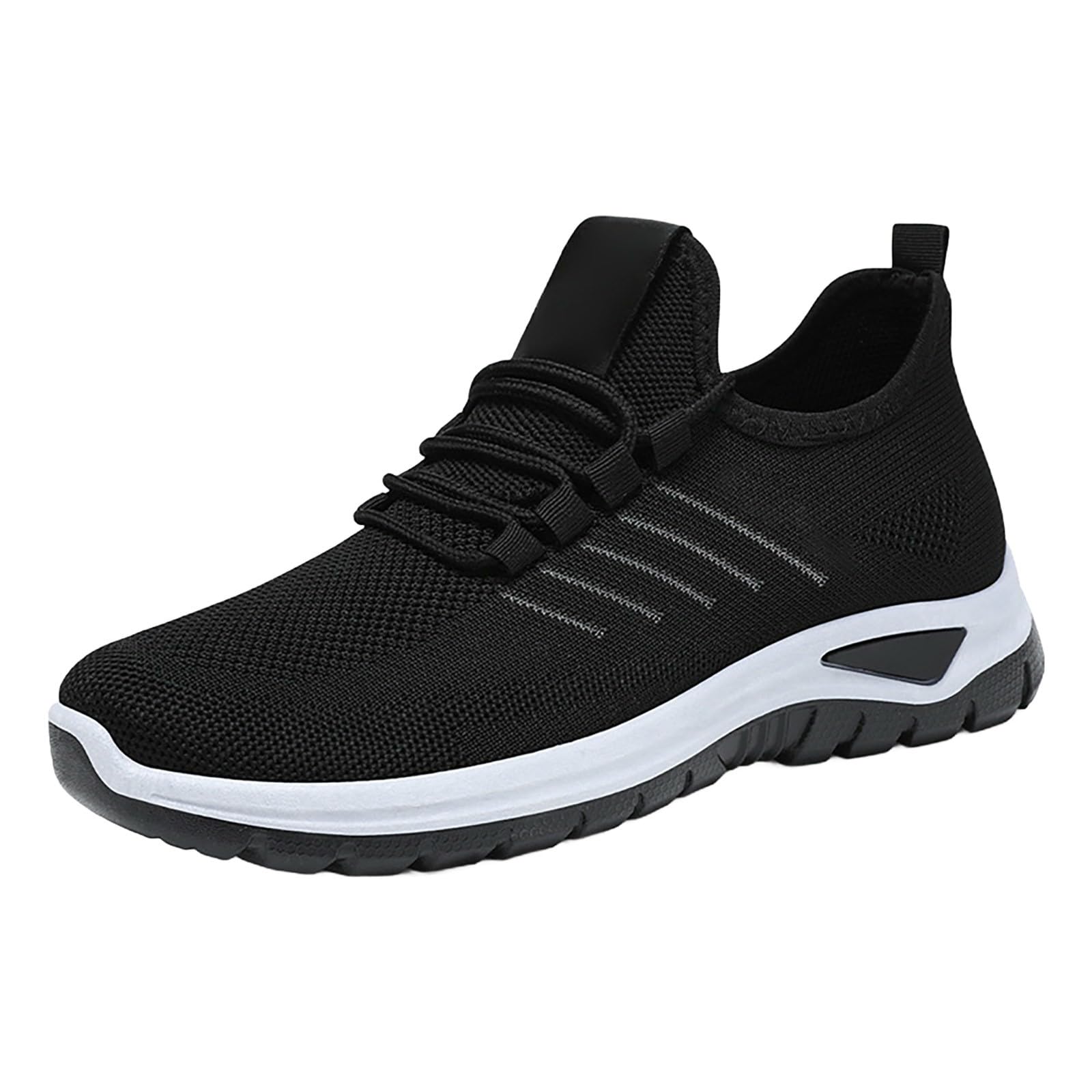 Zapatillas negras de hombre transpirables y antideslizantes para trekking 6