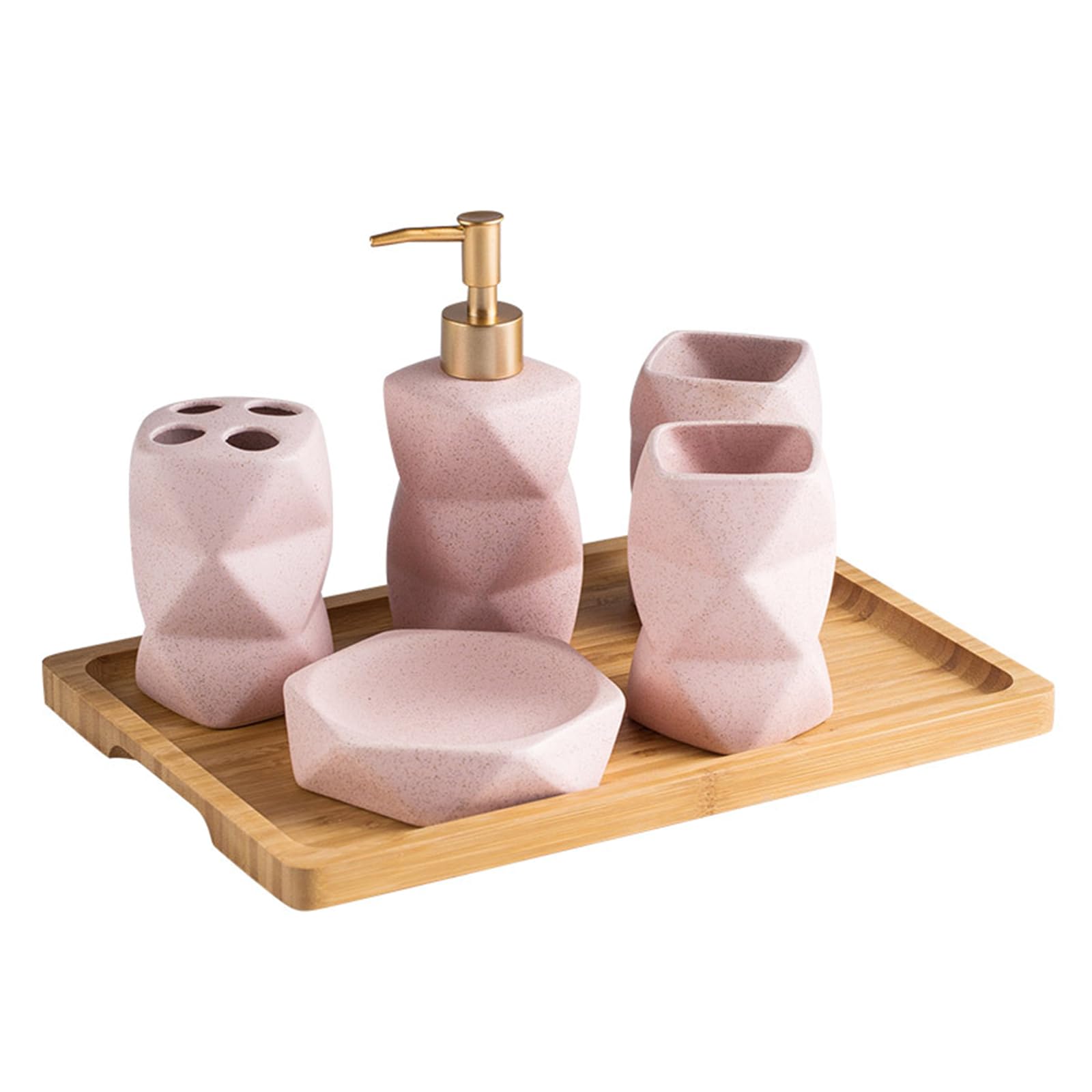 Juego de 4 accesorios de baño para cepillo de dientes, accesorios para el hogar para niños, niñas, niños, viajes al aire libre, dispensador de jabón