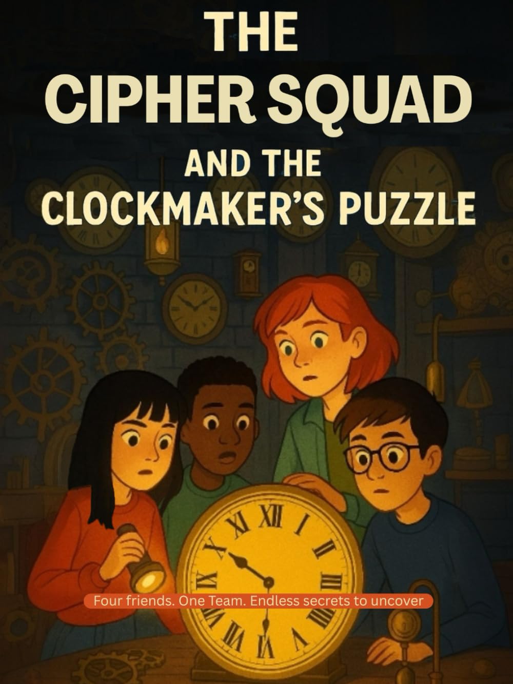 The Cipher Squad and the Clockmaker’s Puzzle: A kid's mystery adventure story filled with clues and discovery