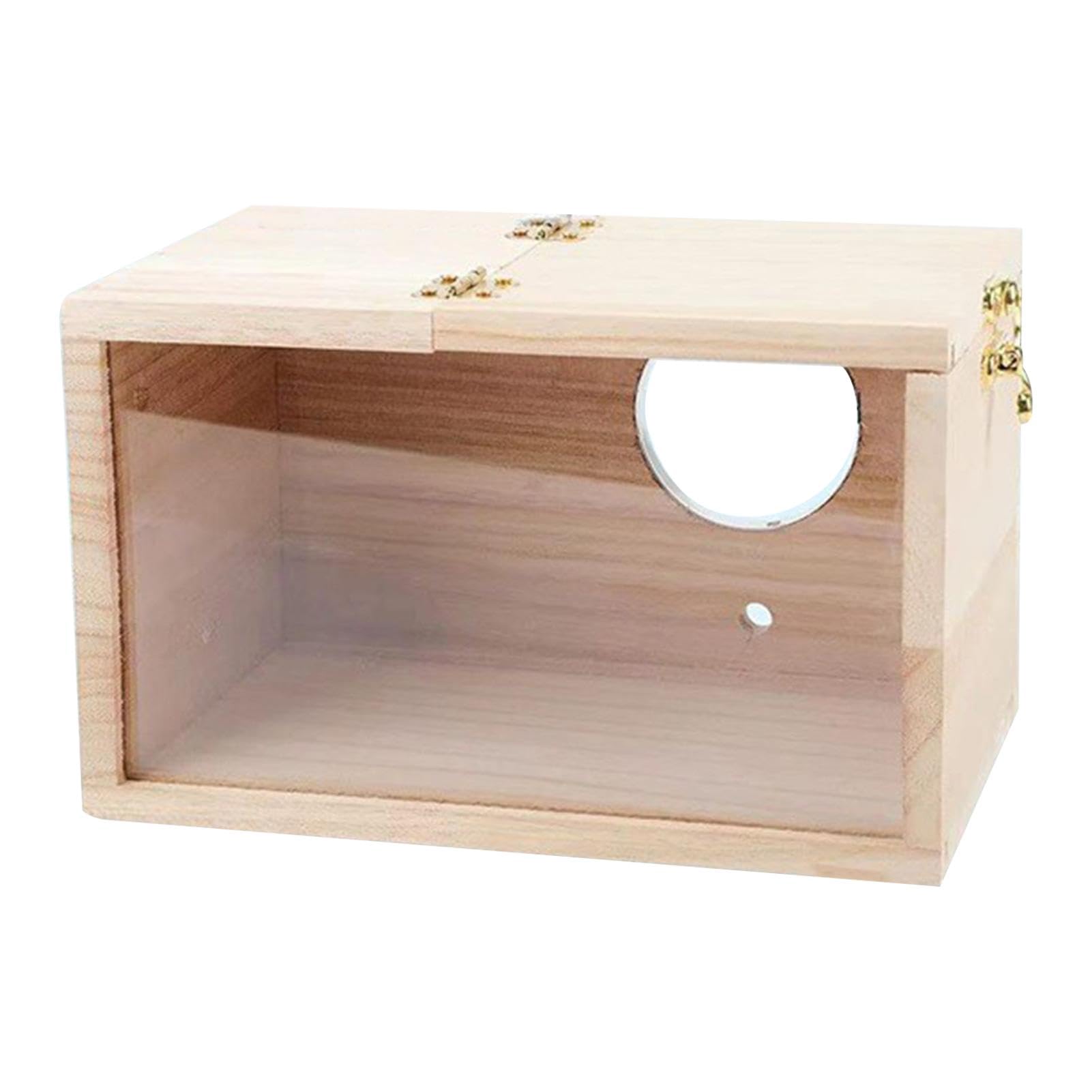 Wood Parrot Breeding Box, Parrot Nesting House, Parrot Breeding Mating Box, Bird Nesting House, Parakeet Breeding Box for Cage, Budgies, Lovebirds, Cockatiel