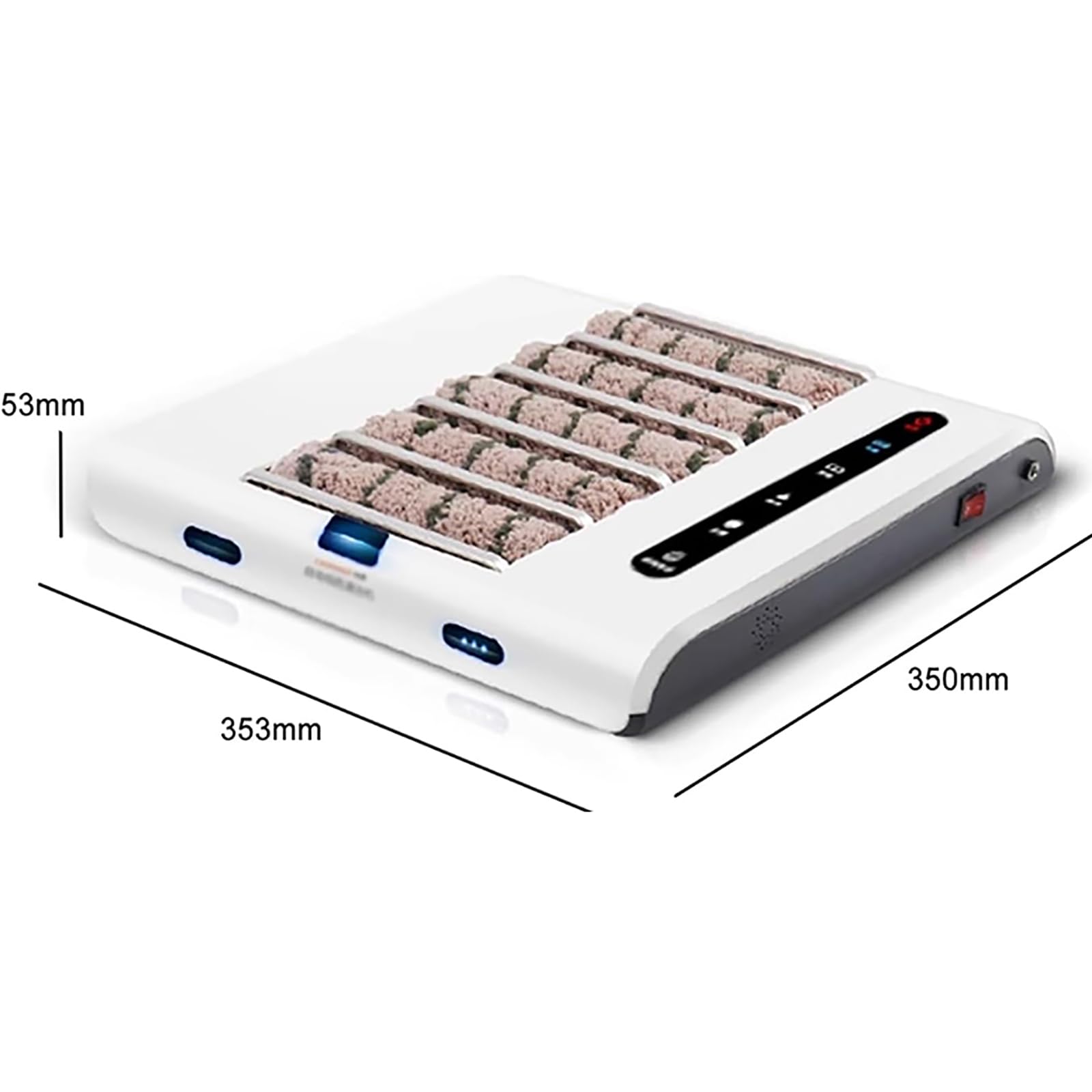 Máquina limpiadora de zapatos – Pulidora de inducción automática recargable de 260 RPM para la entrada del hogar y el hotel, bajo ruido, fácil de limpiar