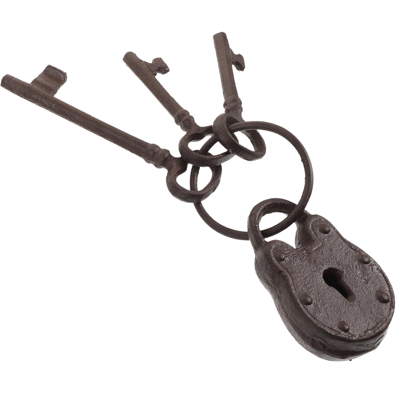 Porte-clés en fonte rustique vintage pour décoration murale