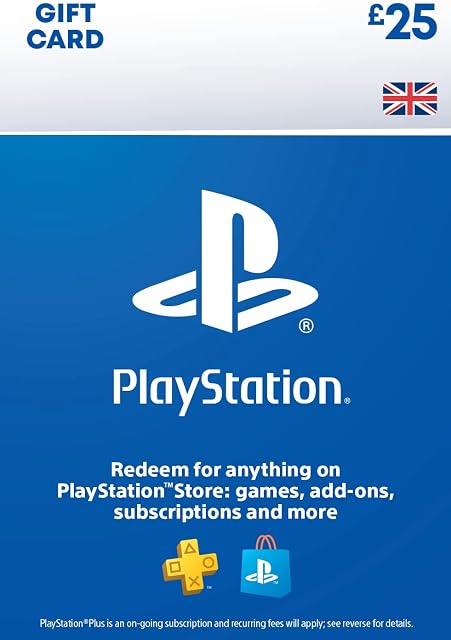 PlayStation Store Gift Card 25 GBP | PSN UK Account | PS5/PS4 Download Code