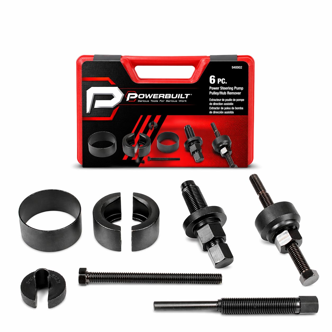 Powerbuilt 948002 Power Steering Pump Pulley Kit