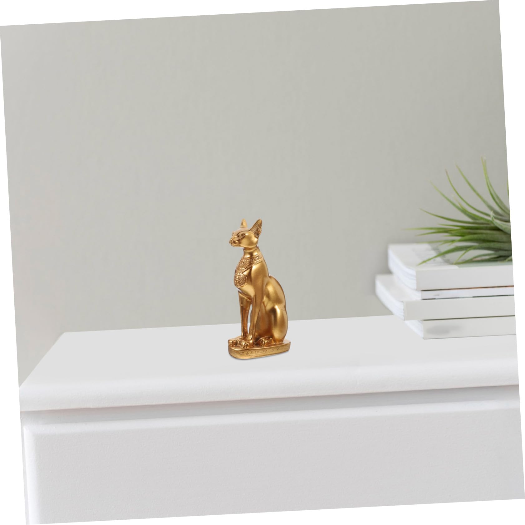UKCOCO Resina Estatua de Gato Egipcio Bastet, Adorno Único Decorativo