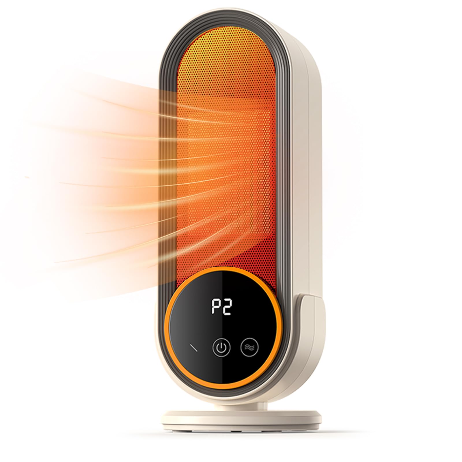 Calefactor eléctrico portátil pequeño para oficina, dormitorio, camping