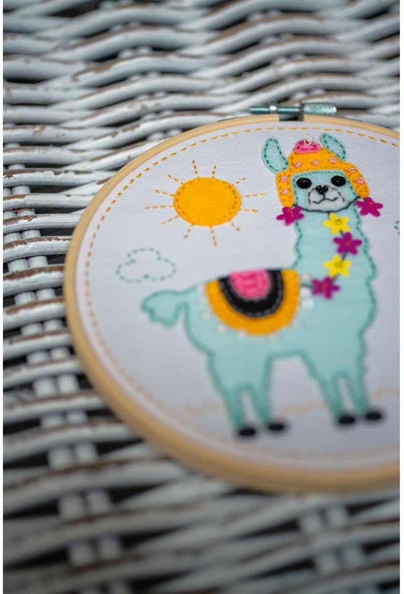 Vervaco Llama Felt Applique KIT