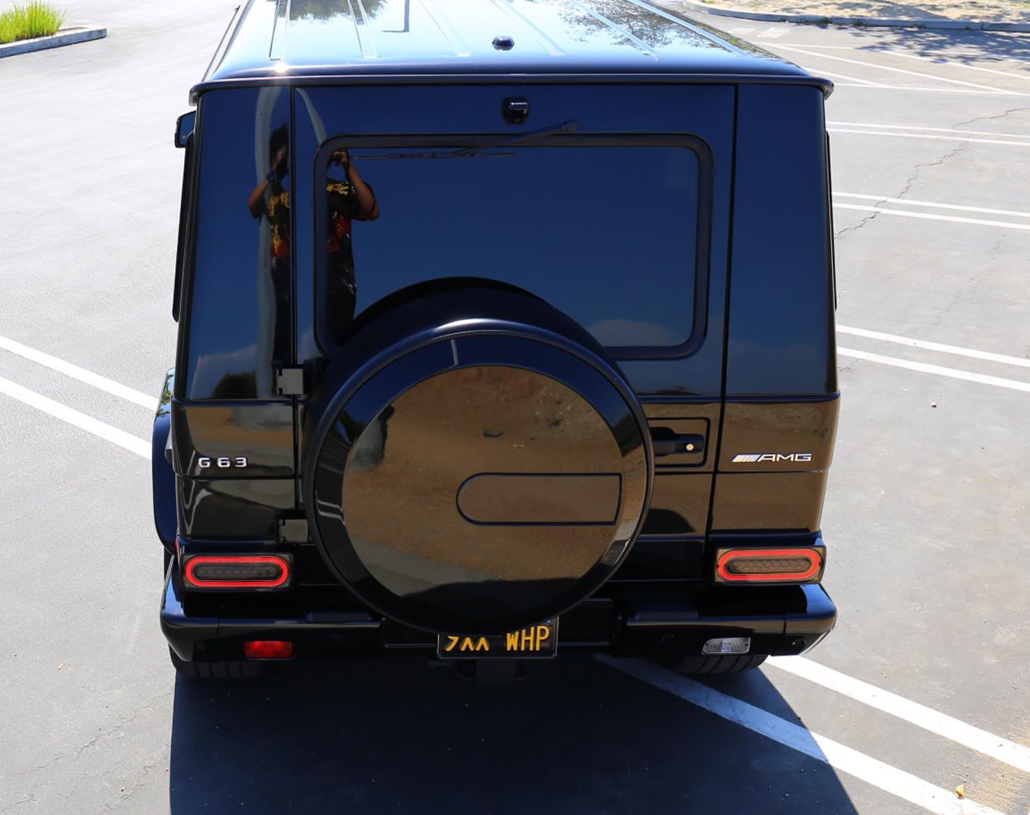 iJDMTOY Smoked Lens Laser Style Full LED Turn Signal Light Tail Lamps Compatible With 1999-18 Mercedes W463 G-Class G500 G550 G55 G63 AMG (2019 G Design)