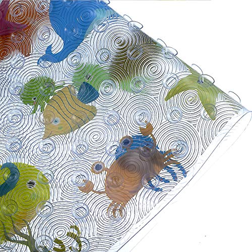 Badmat vis antislipmat bad met zuignappen Natura BPA vrij karikatuur ontwerp douchemat antislip badmat voor kinderen en… - Image 5