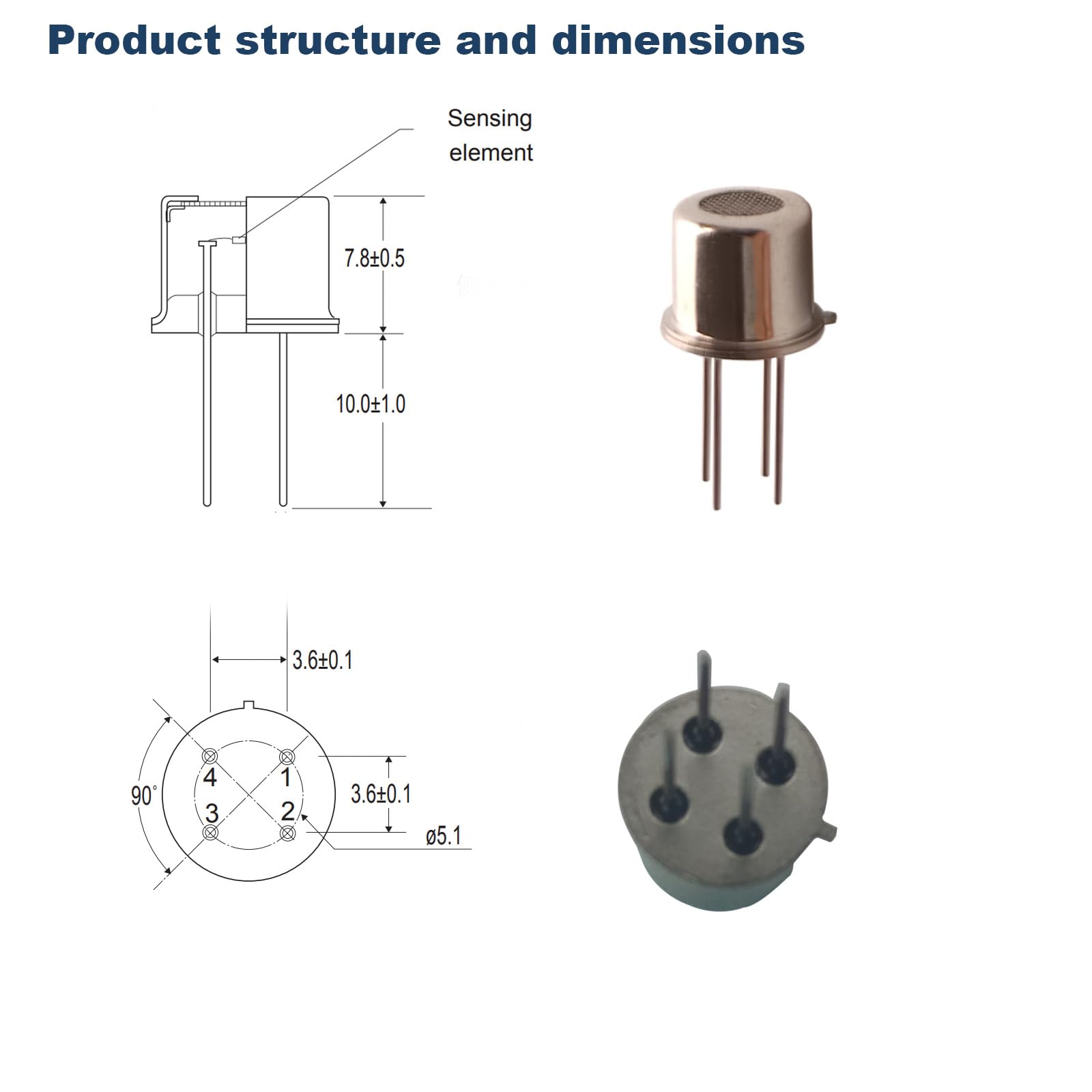 Sensor de gas mate mejorado 706-700-G1 compatible con detector de fugas de gas