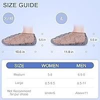 Vista 5 de SUZZIPAD Pantuflas para microondas y calentador de pies para cama, pantuflas térmicas para microondas para mujeres y hombres, calentadores de pies