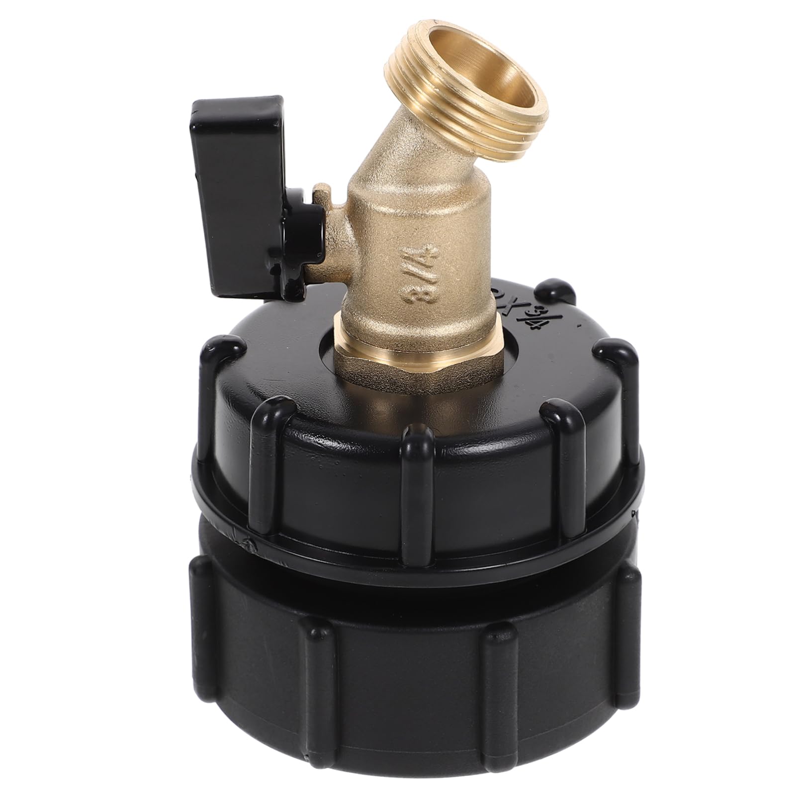 Kisangel 3 Piezas Babero De Manguera Tanque Ajuste De Barriles De Tonelada Aireador Kit De Grifo De Lluvia Conector De Manguera Grifo De Barriles De Tonelada Depósito De Agua Abs