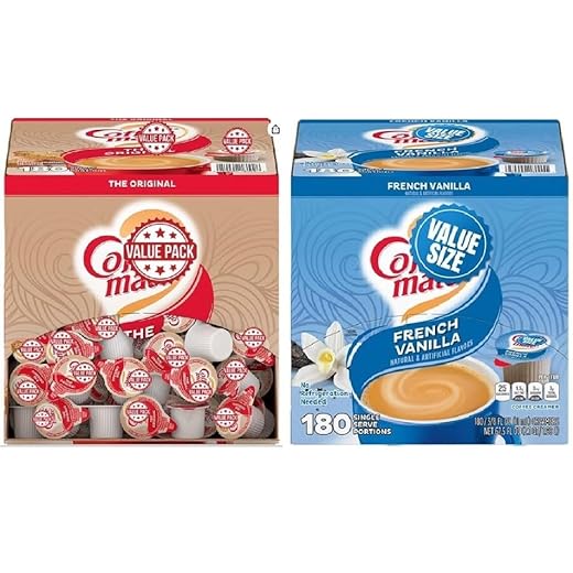 Original and French Vanilla Creamer Singles