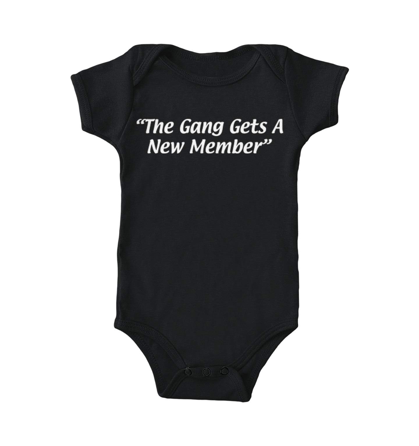 Haase Unlimited The Gang Gets A New Member - Sunny Bodysuit (Black, 6 Months)