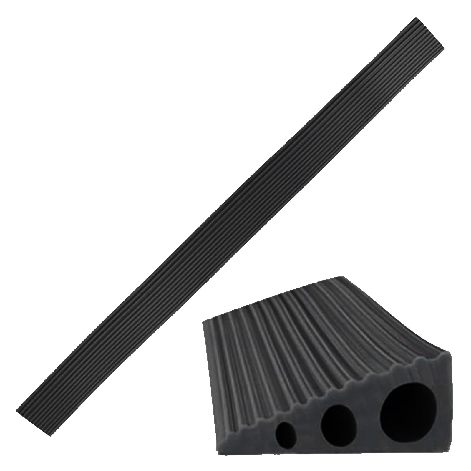 Dokeno Rampa progowa 90 x 6 x 2 cm, profil przejściowy, samoprzylepna, silikonowa rampa progowa, rampa dla wózków inwalidzkich, do łazienki, wózka inwalidzkiego, wózka dziecięcego, chodzika lub