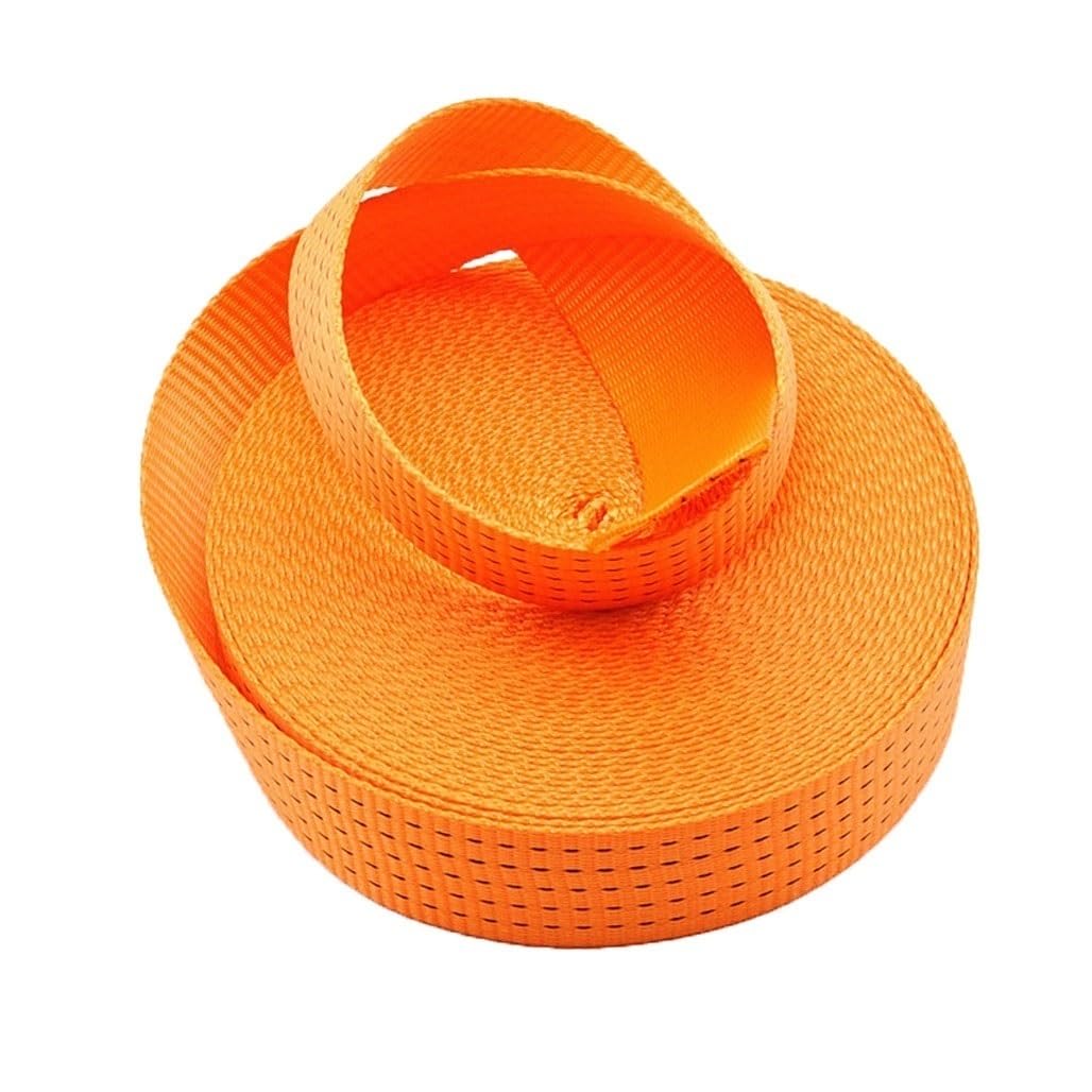 Cinghie A Cricchetto Blu Resistenza Alla Rottura Da 5 Tonnellate Per Pianale, Camion, Rimorchi Pickup Cinghie Di Ancoraggio(Oranje,90m)
