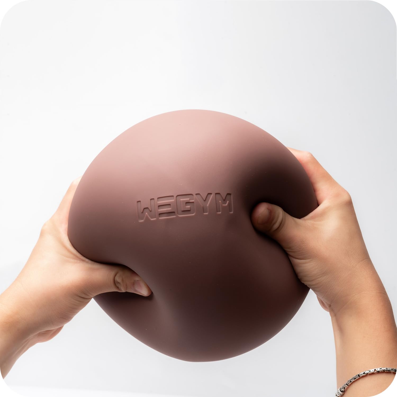 WeGym Palla da pilates da 19 cm, palla per esercizi per equilibrio, stabilità, fitness, forza di base a casa e palestra, piccole palline da allenamento anti scoppio e antiscivolo, palla da yoga con