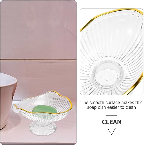 Miniatura 7 de Alipis Jabonera autodrenante, bandeja de jabón autodrenante, jabonera con drenaje, contenedor de jabón de baño, barra de jabón, soporte de pulsera,