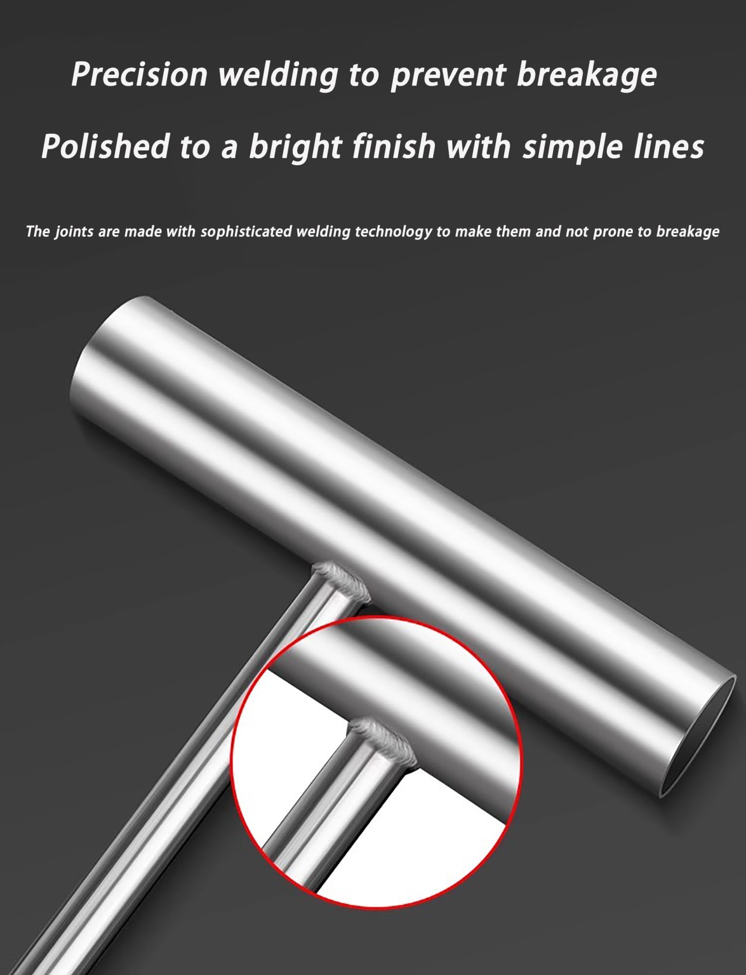 Gancio for tombino, gancio robusto e maneggevole da 12 mm di diametro, gancio di sollevamento in acciaio inossidabile, strumento di sollevamento for gancio for tombino(Pointed,80cm/31.4in)