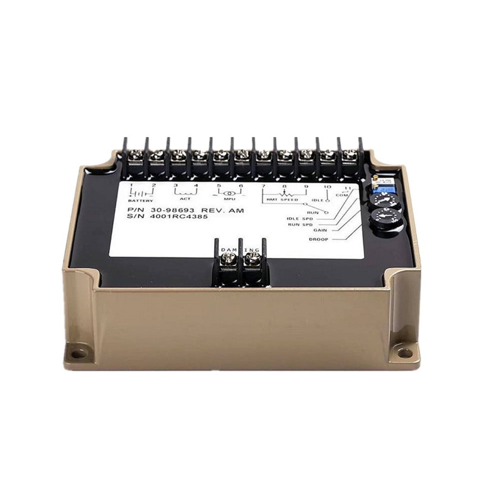 Generator Speed Control EFC 3098693 Gobernador Generador Electrónico Unidad Controladora de Velocidad del Motor