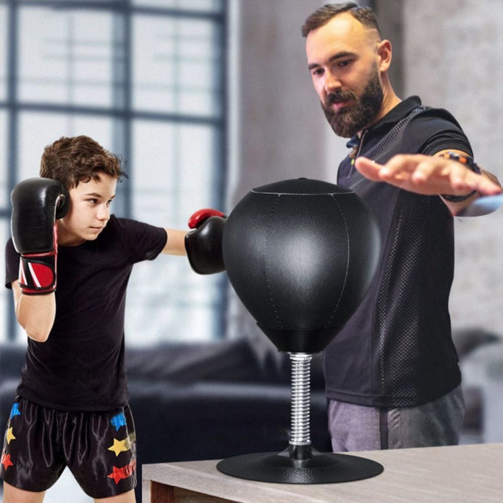 JDXFENG Desktop Boxsack PU Tisch Boxen Punch Ball K Produktbild-Vorschau 9