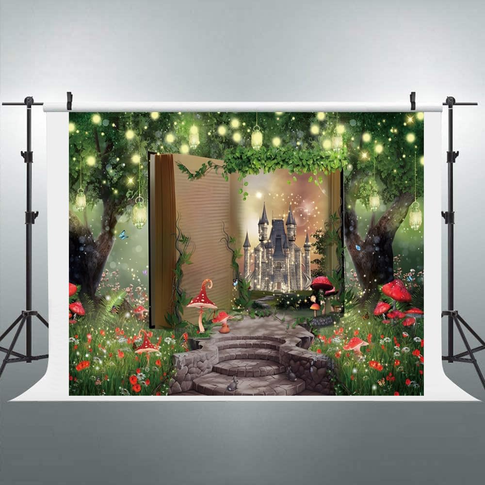 Verzauberter Wald-Hintergrund – 3 X 2,4 M, Vinyl, Für Fotoshootings, Baby-Party, Geburtstag, Wanddekoration