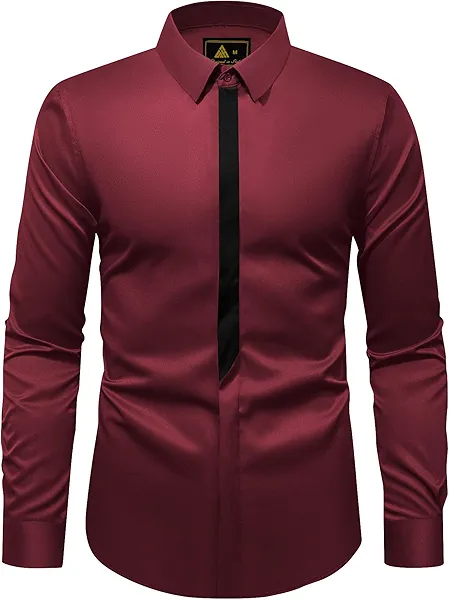 SWISSWELL Dress Shirt for Men Long Sleeve Shirts Button Down Business Casual Shirts