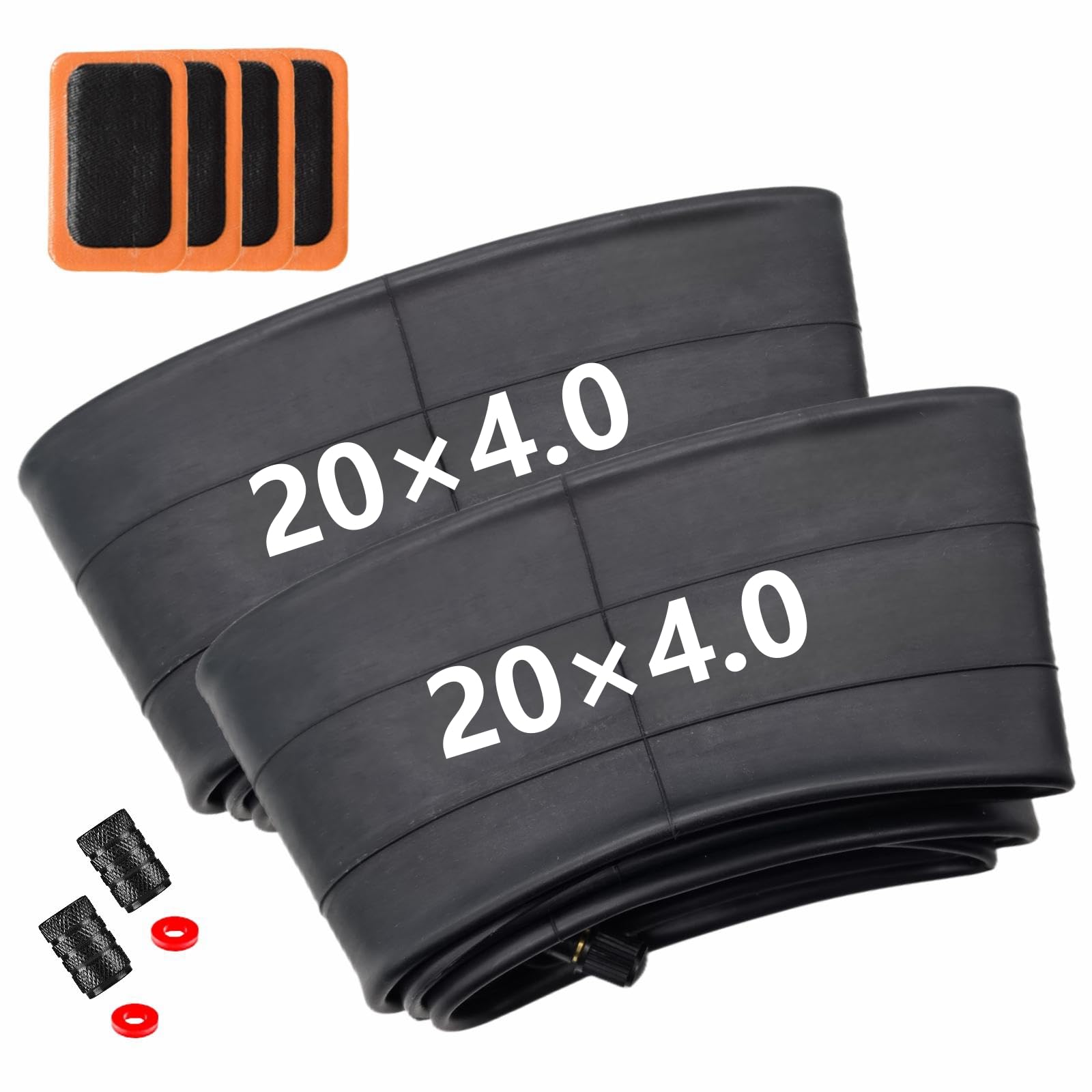 Pair Of 20x4 Inner Tubes Fat Tyre E Bikes ENGWE ADO - UK Pair Of 20x4 Inner Tubes Fat Tyre E Bikes ENGWE ADO - UK
