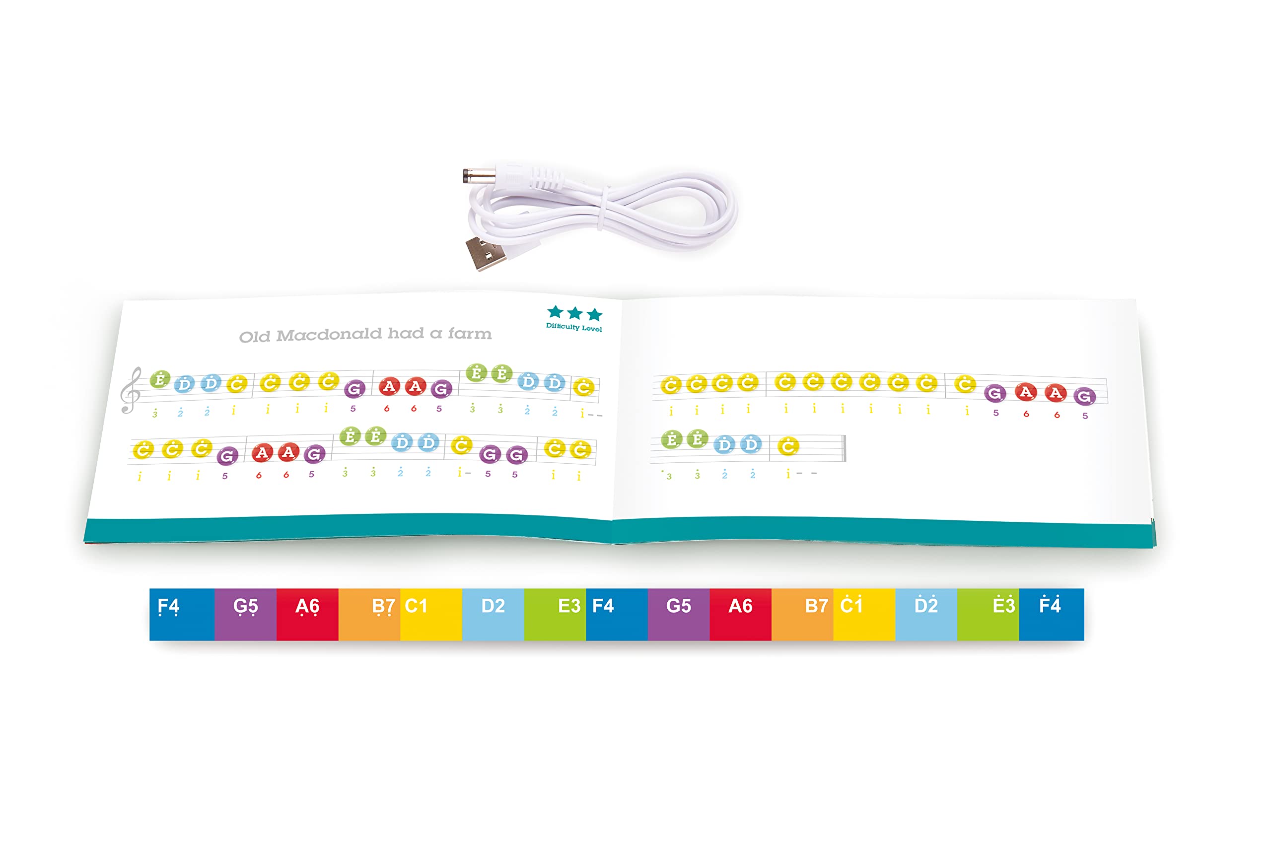 Hape Piano met Lichtjes Rood