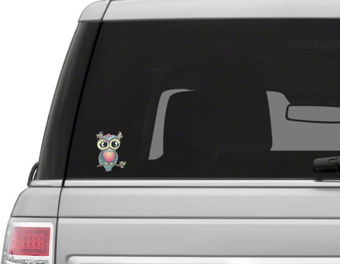 Vinyl Junkie Graphics Pastel Owl Sticker/Decal