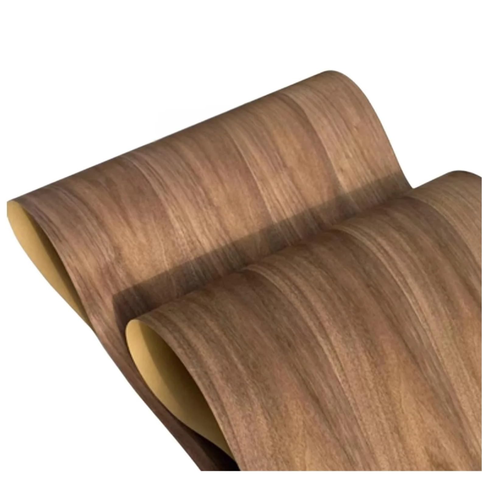 Rzemiosło drewniane, 2,5 x 0,58 m, 0,25 mm, naturalna okleina z czarnego orzecha włoskiego, lite drewno, obróbka drewna, głośnik meblowy