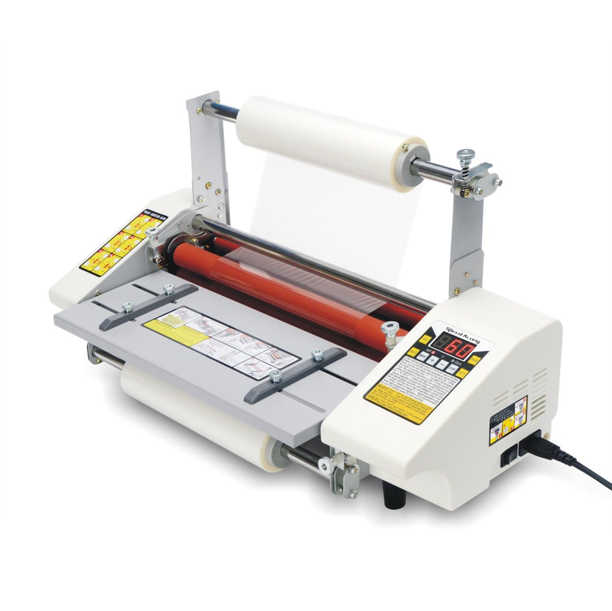 A3+ Hot & Cold Roll Laminating Machine Four Rollers Laminator Speed Regulation Thermal Laminator 110V/220v
