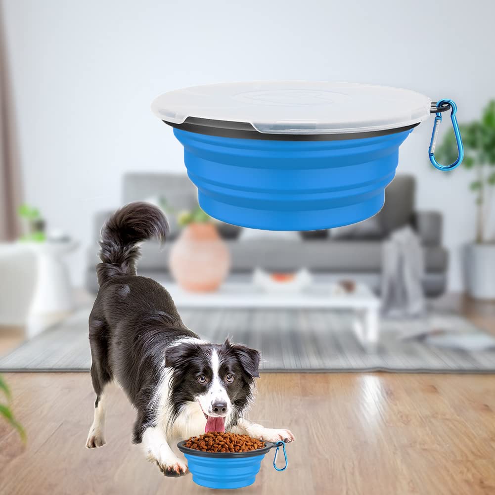 Ciotola Pieghevole Per Cani In Silicone - Portatile Con Gancio, Per Viaggi E Passeggiate - Foto 4