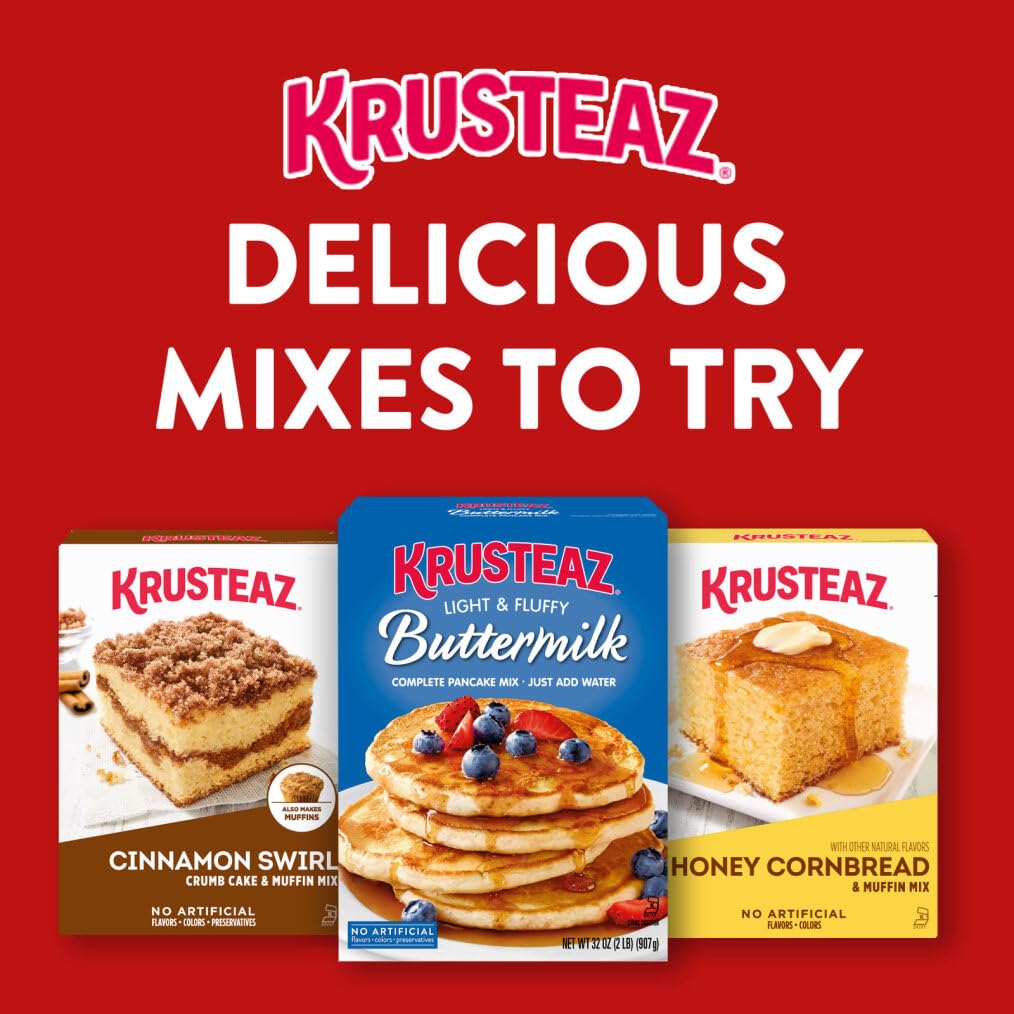 Krusteaz Southern Cornbread and Muffin Mix, 11.5-Ounce Boxes (Pack of 12)