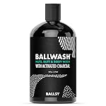 Ballsy Ballwash Charcoal Body Wash for Men - Moisturizing Mens Bodywash with Coconut Oil - Soap for Men & Great for your Most Intimate Areas, 16 Oz
