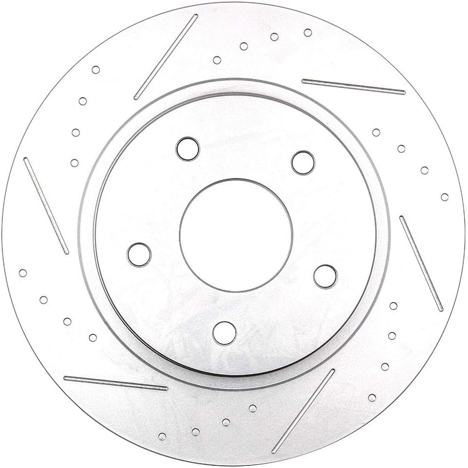 SCITOO Rear Brake Kits 53050 Brake Rotors & D1273-8389 Brake Pads Fit For Chrysler For Town & Country 2008-2016,For Dodge For Grand Caravan 2008-2016,For Dodge For Journey 2009-2013