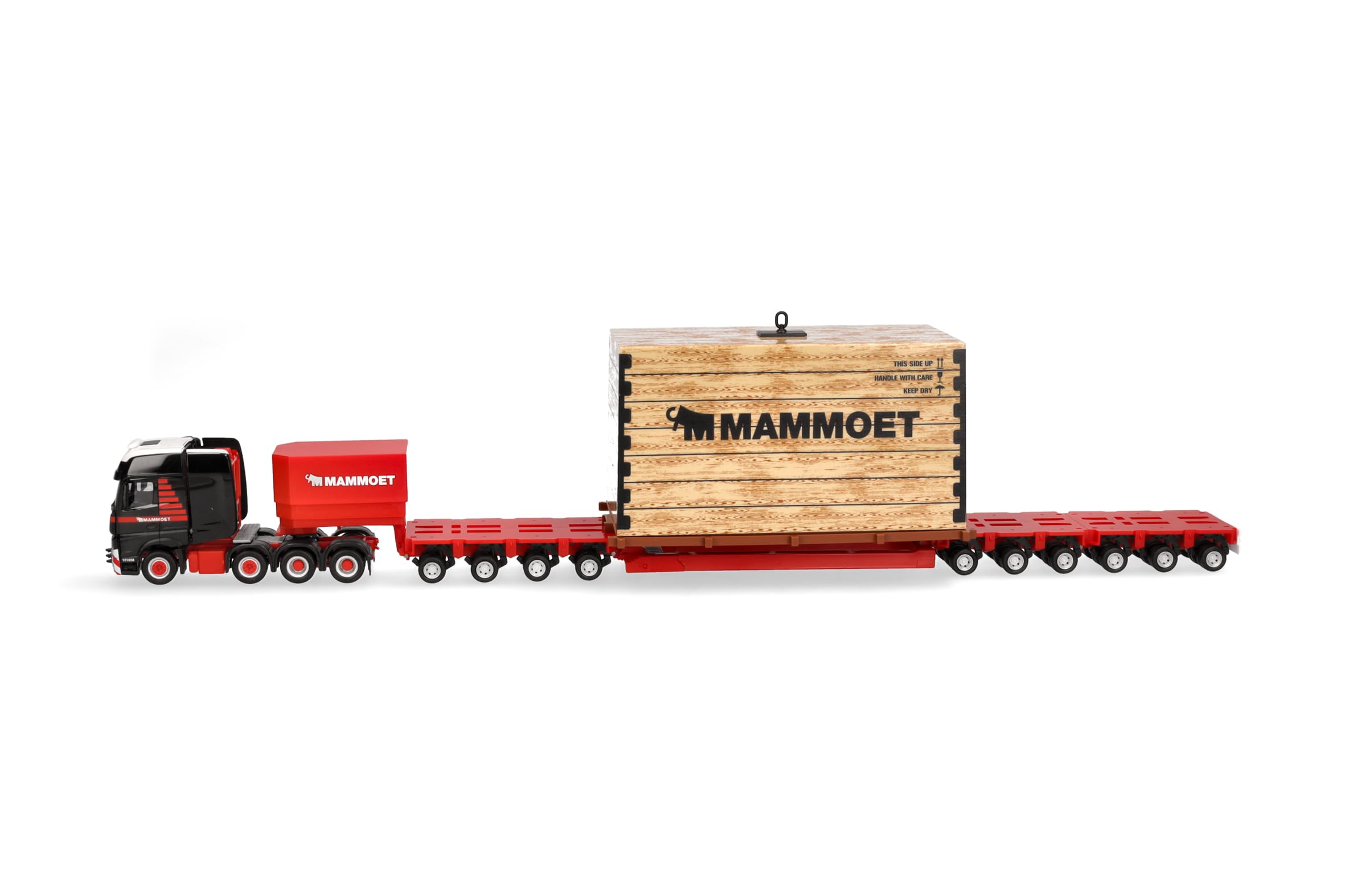 Ho 1/87 herpa mercedes semie remorque frigorifique sudfleisch neuf boite + retros - Collection