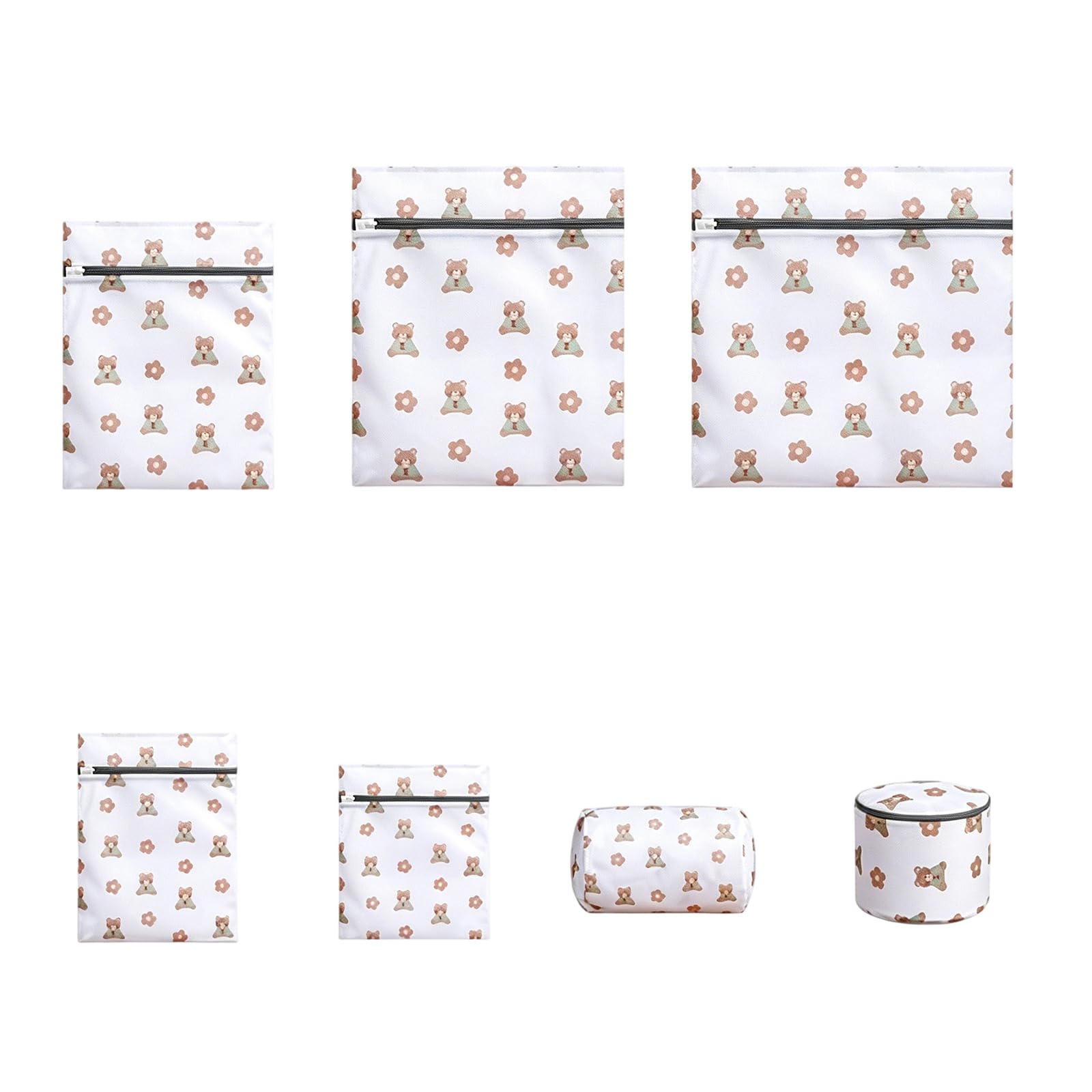 HENYGEN Meshes Washing Machine Bag Zippered Closure Laundry Organiser for Delicate Fabric Item Polyester Meshes Laundry Organiser