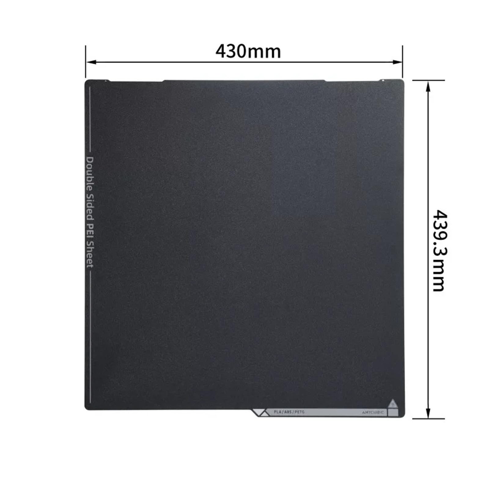Compatibile con ANYCUBIC, piastra di costruzione K3M | Piastra di costruzione flessibile in acciaio for molle for K3M, adesione magnetica, superficie resistente