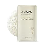 AHAVA Purifying Dead Sea Mud Soap - Face & Body Cleansing Bar to Purify the Skin, Enriched with Exclusive Mineral Blend of Dead Sea Osmoter and Dead Sea Mud, 3.4 Oz, (Packaging May Vary)