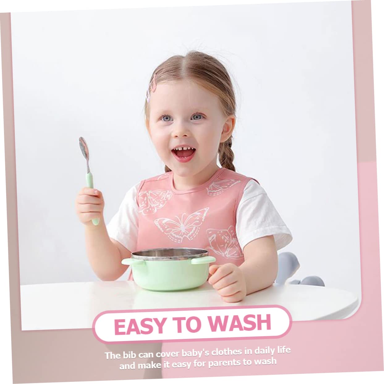 Toyvian 5 Pezzi Bambino Che Mangia Bavaglino Estate Abiti Lavoro Vernice Grembiule Grembiule Del Bambino Per Bambini Bambini Pittura In Poliestere
