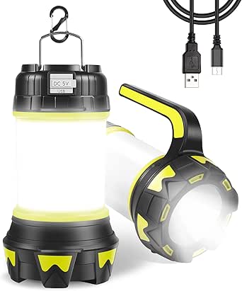 SOAIY LED Campingleuchte 2800mAh - Dimmbare Zeltlampe IP44