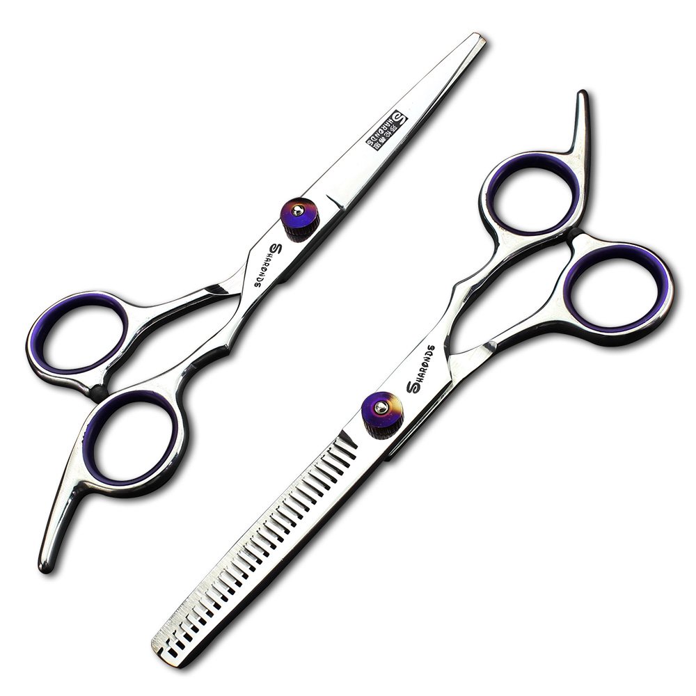 Ciseaux de coiffure professionnels de 6 pouces en acier chirurgical pour salons