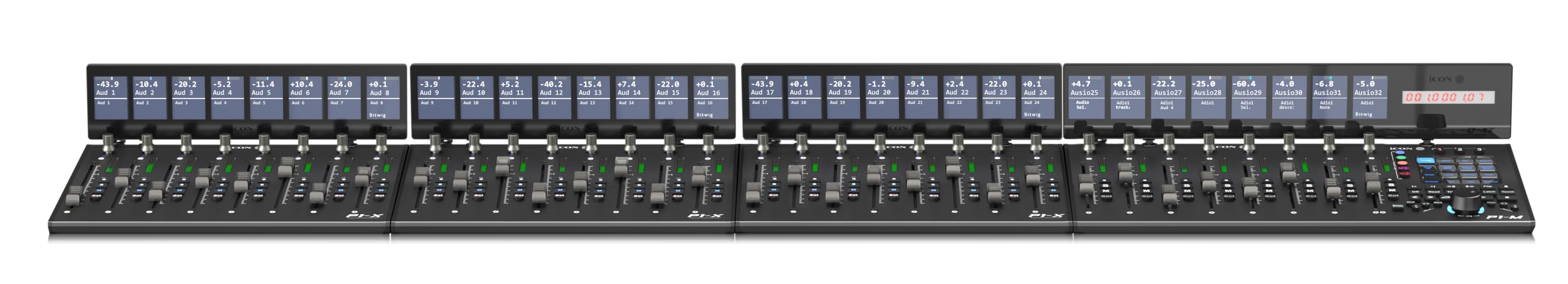 iCON P1-X/D4 Display Bundle - Contrôleur DAW
