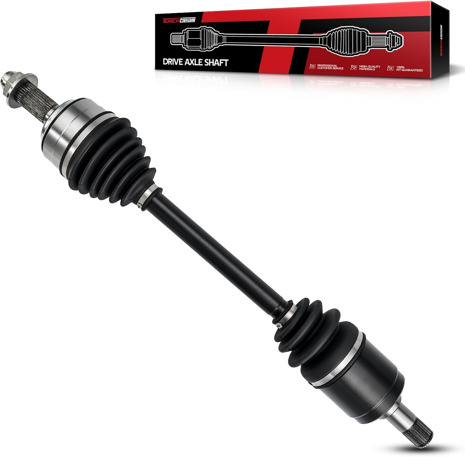 Torchbeam Front Left CV Axle Shaft Assembly Fits 2007-2014 Honda CR-V, 2015-2017 Honda Accord, 664256 Axle Shaft 1 PCS