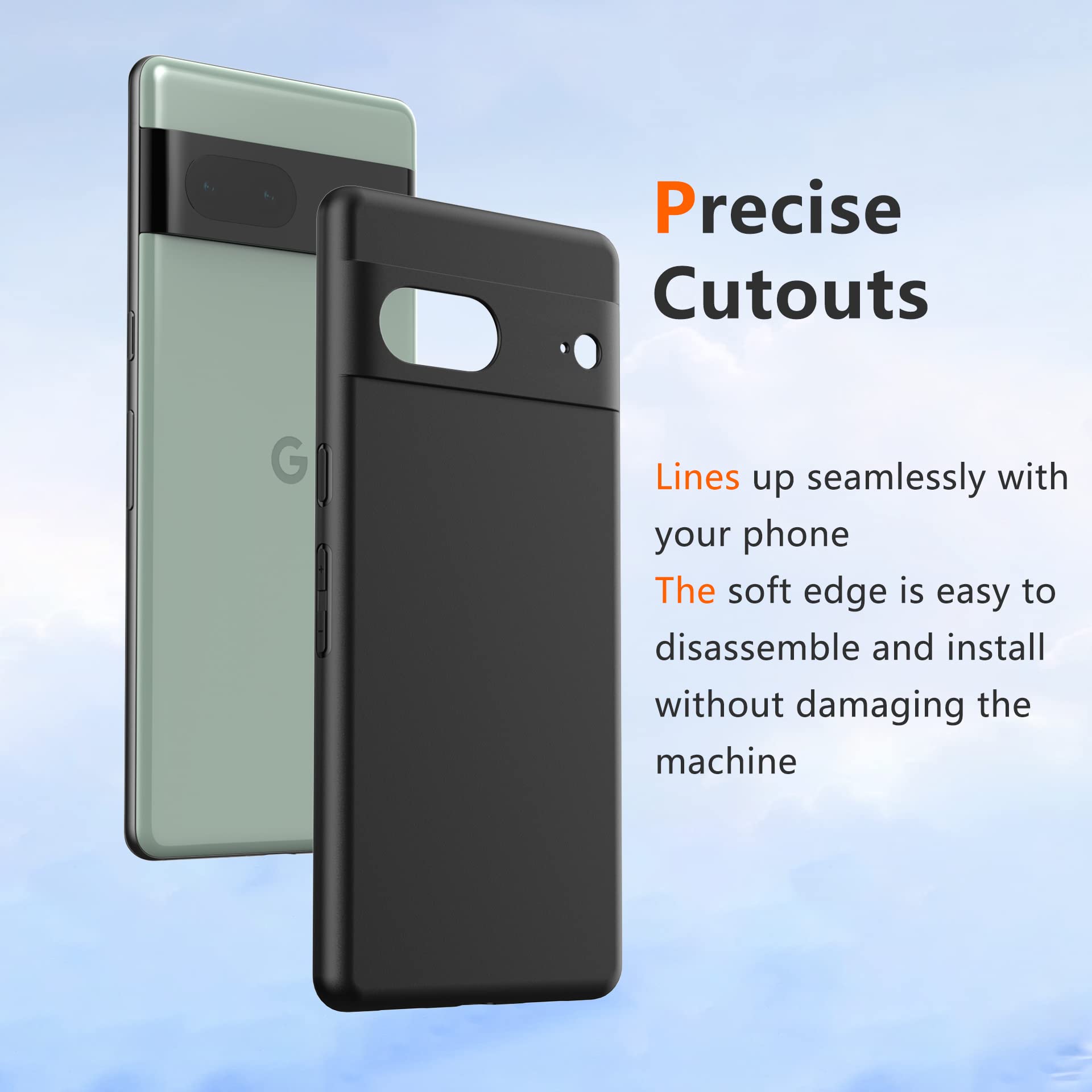 Per Google Pixel 7A Custodia,Sottile Supporto Antiurto Cover - Foto 2