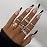 YoYoee Black Press On Nails Coffin Long Fake Nails Acrylic Luxury False Nails French Full Cover Stick On Nails for Women and Girls 24 PCS
