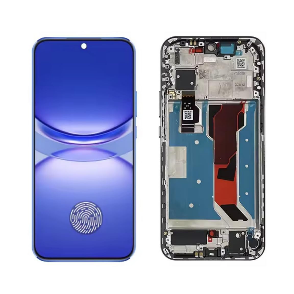 Écran Huawei Nova 12s LCD avec châssis blanc pour rénover votre mobile - 6