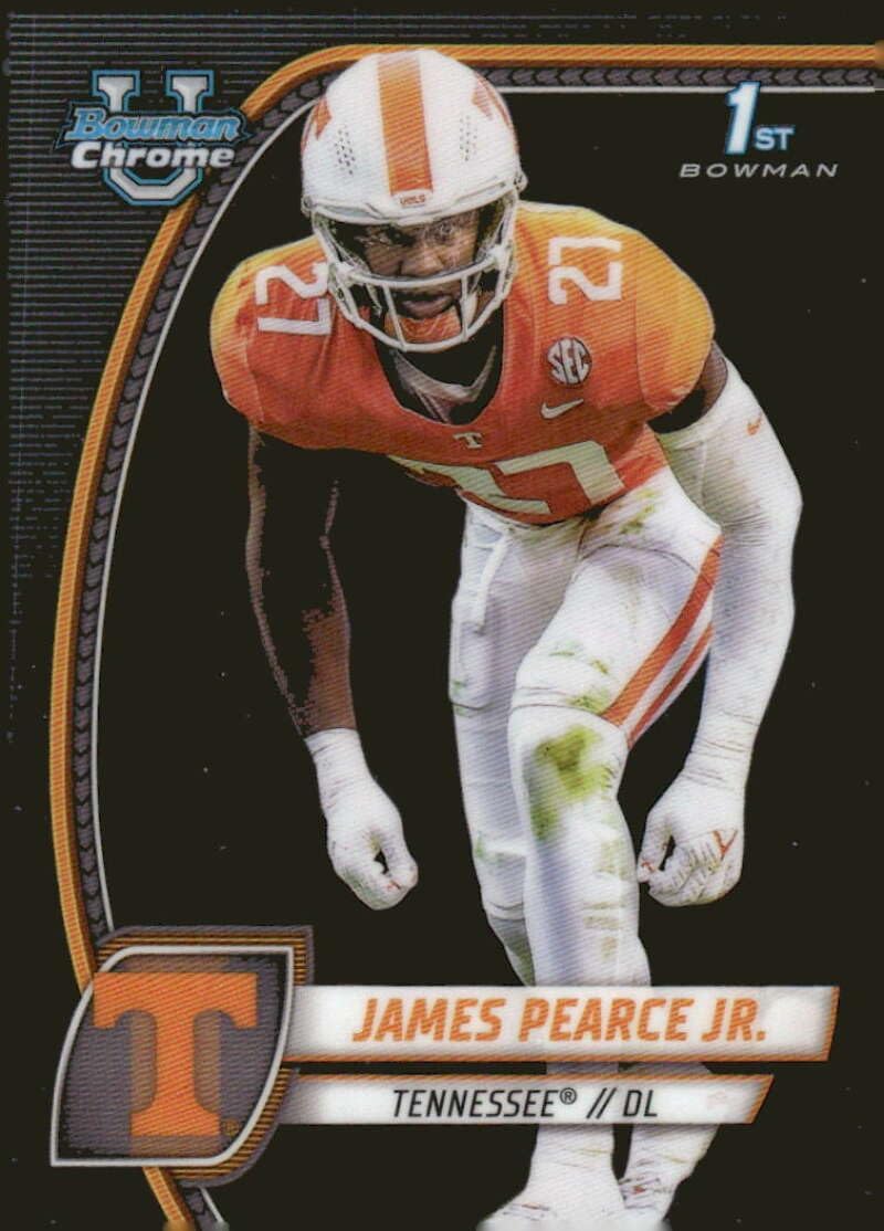 2024 Bowman Chrome University #91 James Pearce Jr. Tennessee Volunteers Football Card - Sportscard Superstore