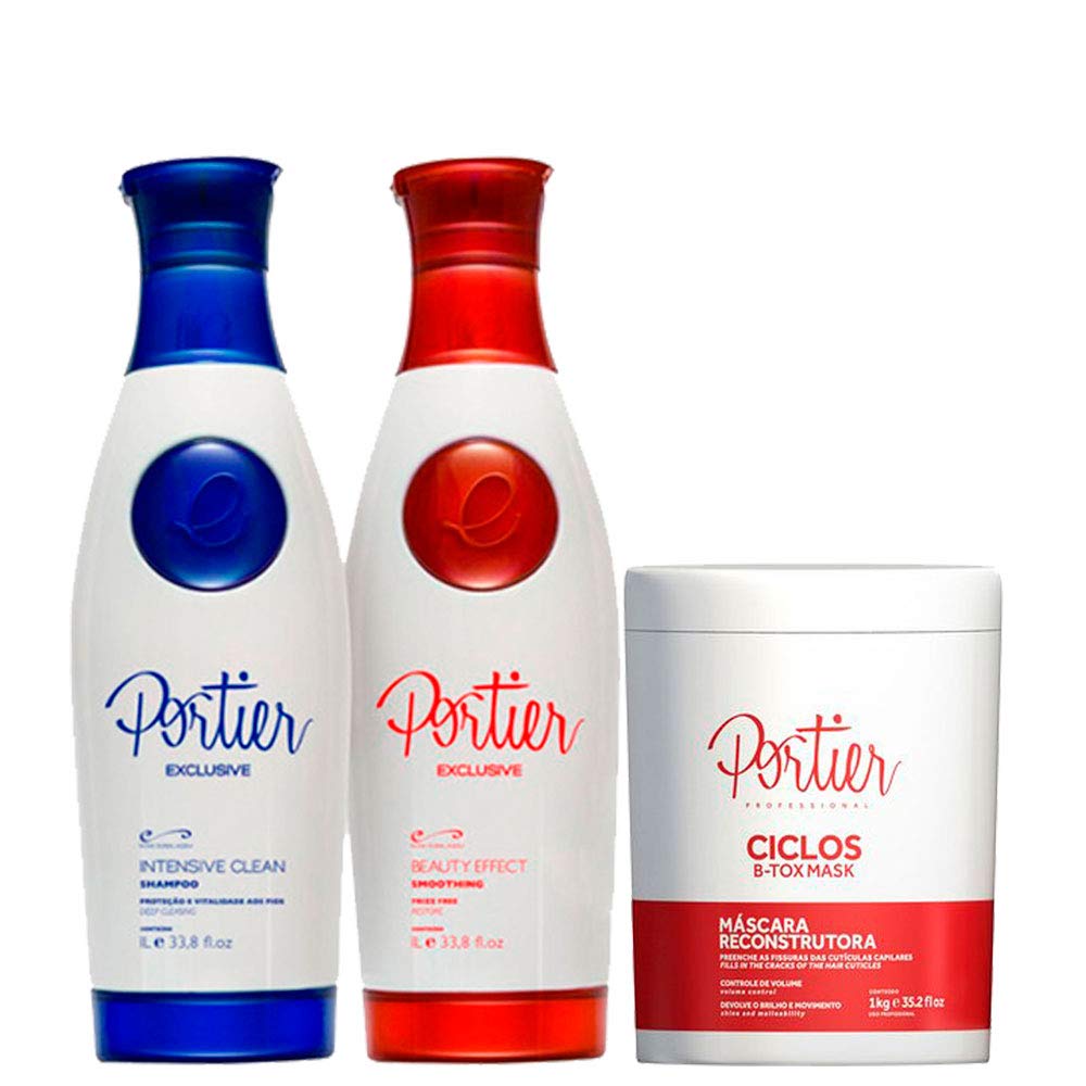 Portier Exclusive Progressive Conditioner Kit + Cycles Btox Mask, 1000ml